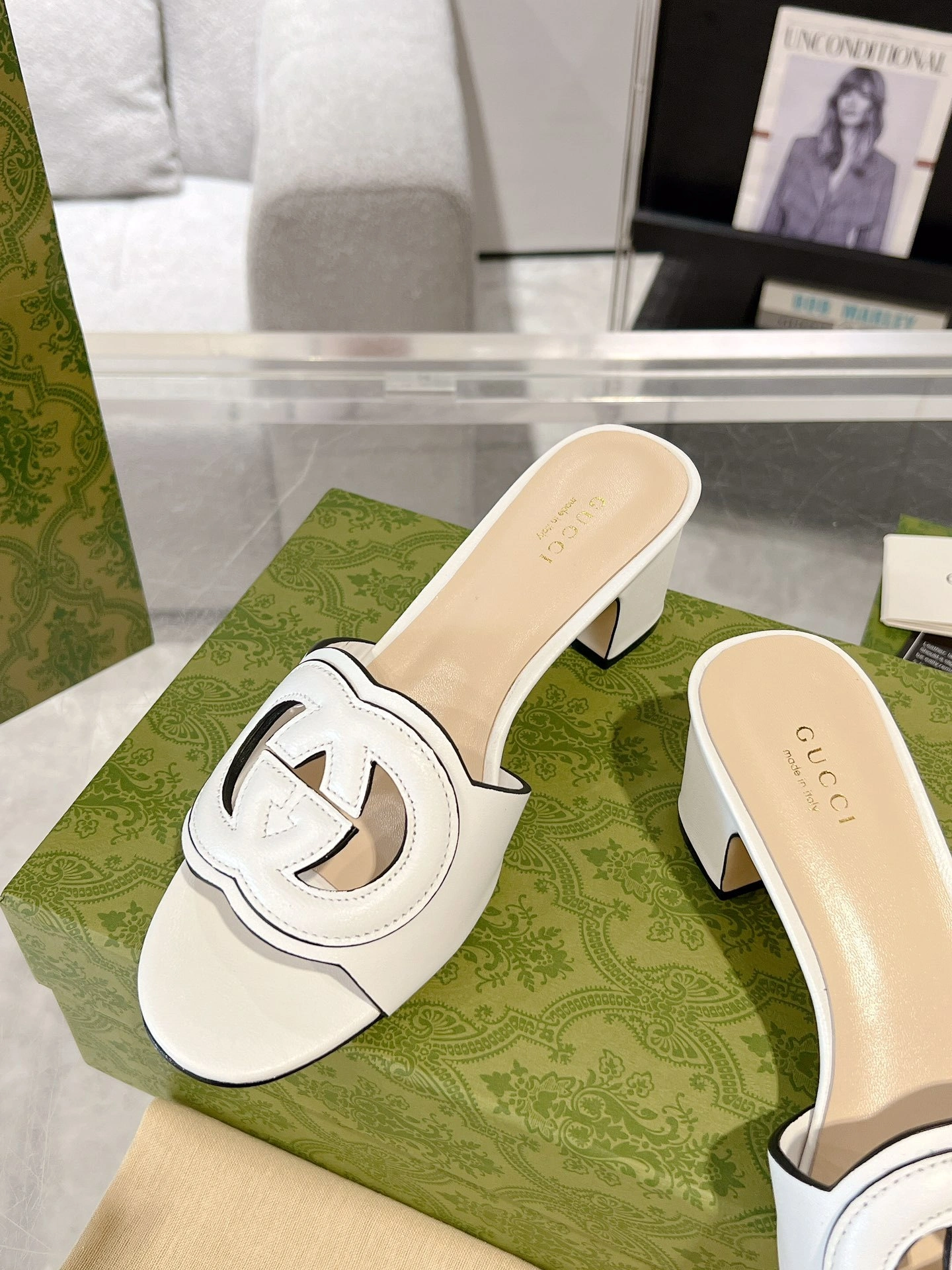 & COCO-- 6u33i 782413 AAAZG 9022 sheepskin Heel height：5.5CM item:E-X032D0226